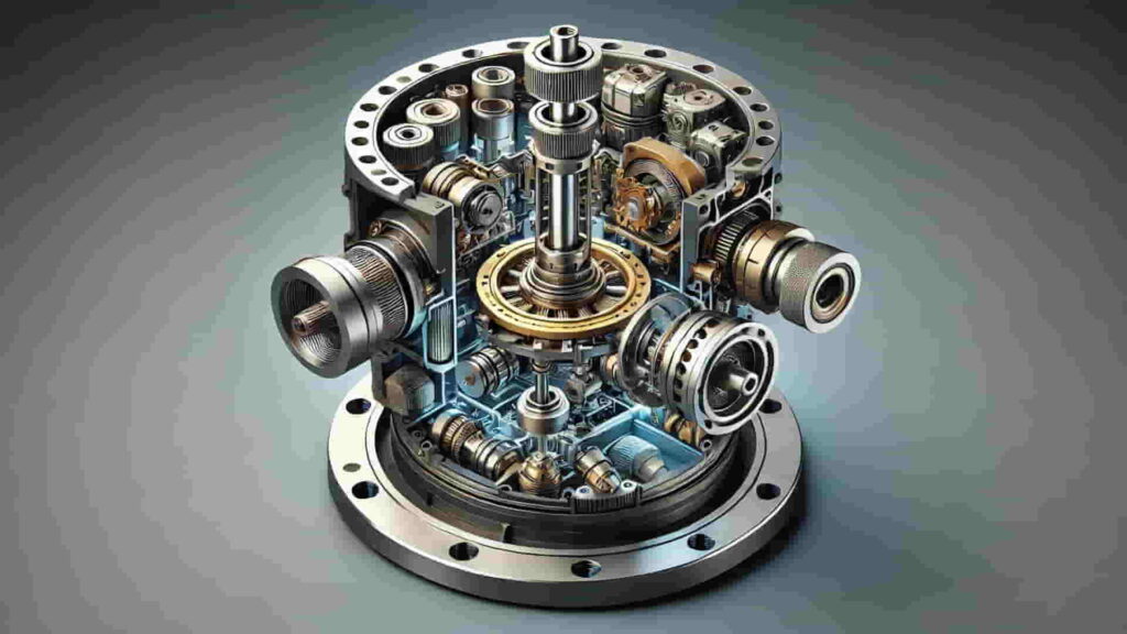 Detailed cutaway technical illustration of an industrial pump plunger system showing internal components including the plunger, seals, and housing with labeled parts.